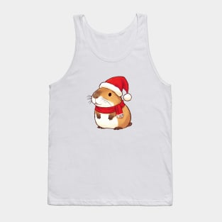 Christmas Capybara Tank Top